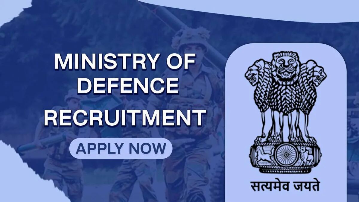 মিনিস্ট্রি অফ ডিফেন্সে নিয়োগ - Ministry Of Defence Recruitment 2023 ...